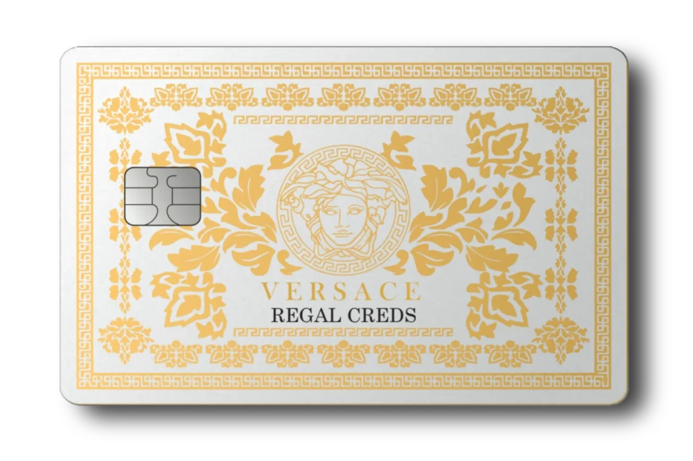 Versace Metal Credit Card - Custom Metal Credit Card