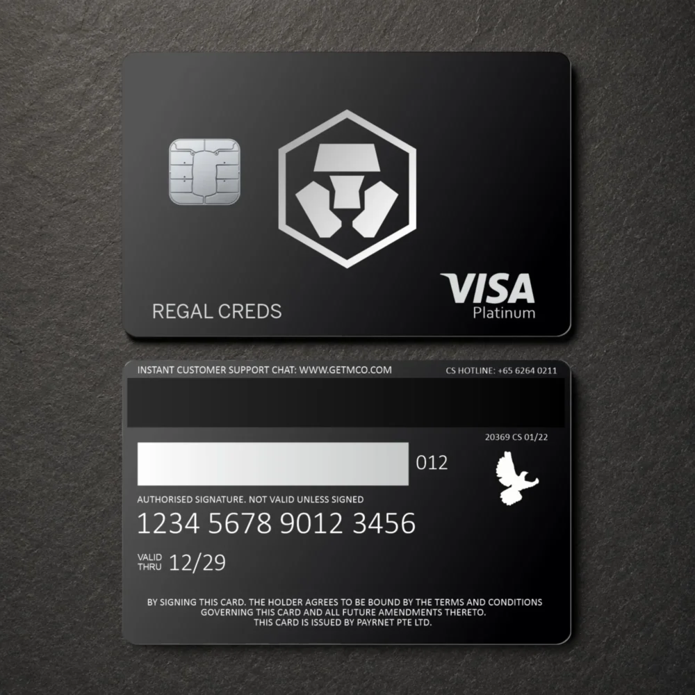 Crypto.com Black Card (Obsidian)
