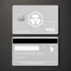 Crypto.com Silver Card (Icy White) - Custom Metal Credit Card