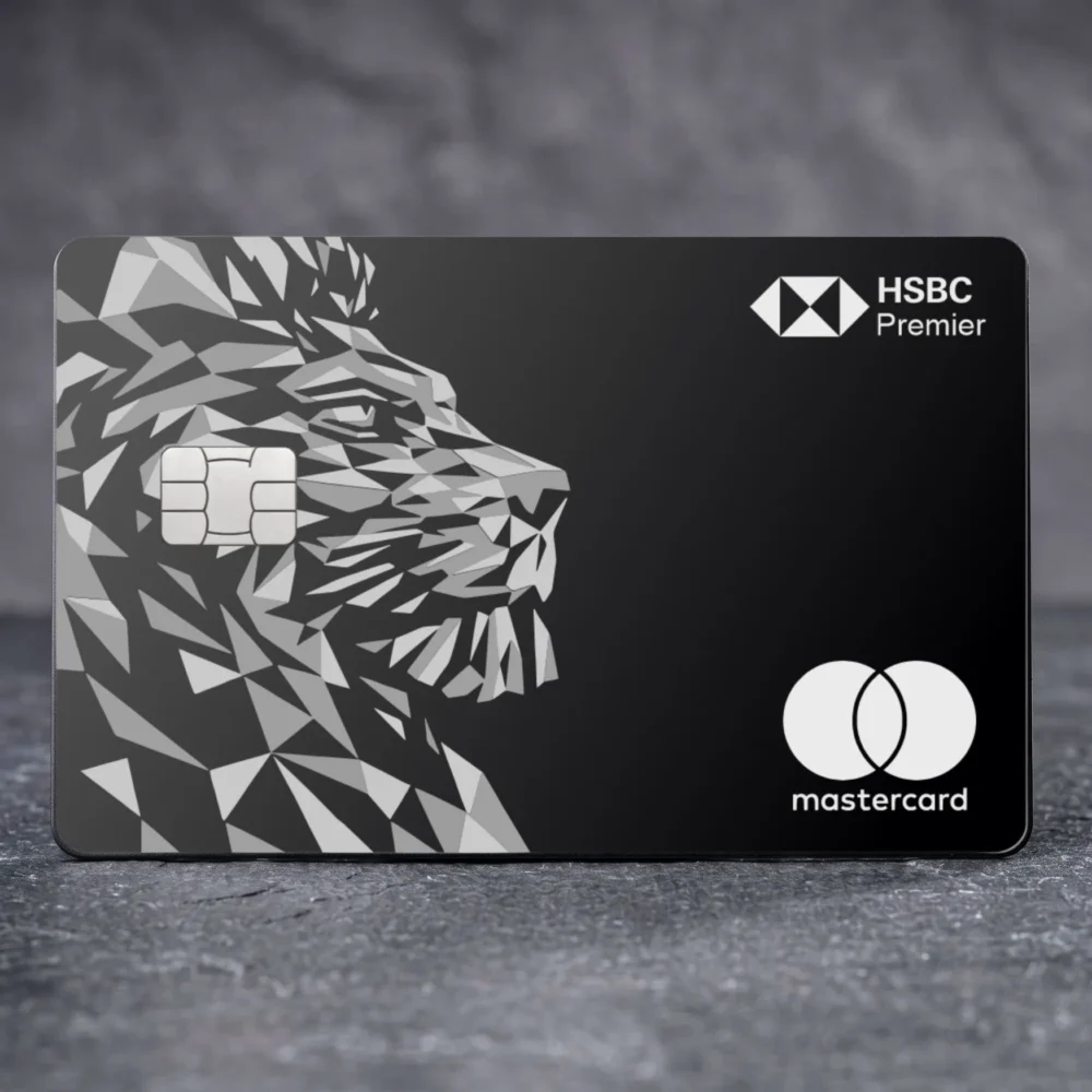 HSBC Black Premier - Custom Metal Credi Card