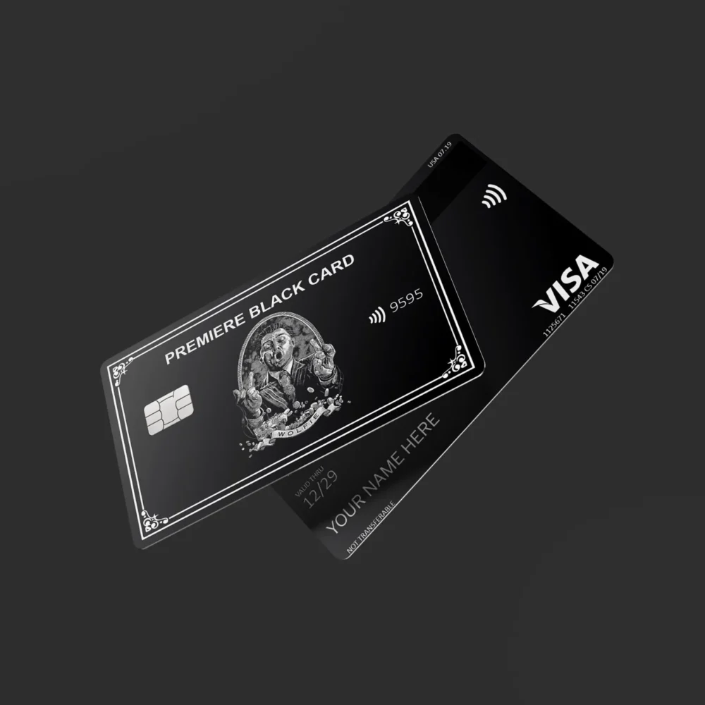 Wolf Of The Wall Street - CUSTOM METAL CREDIT CARD