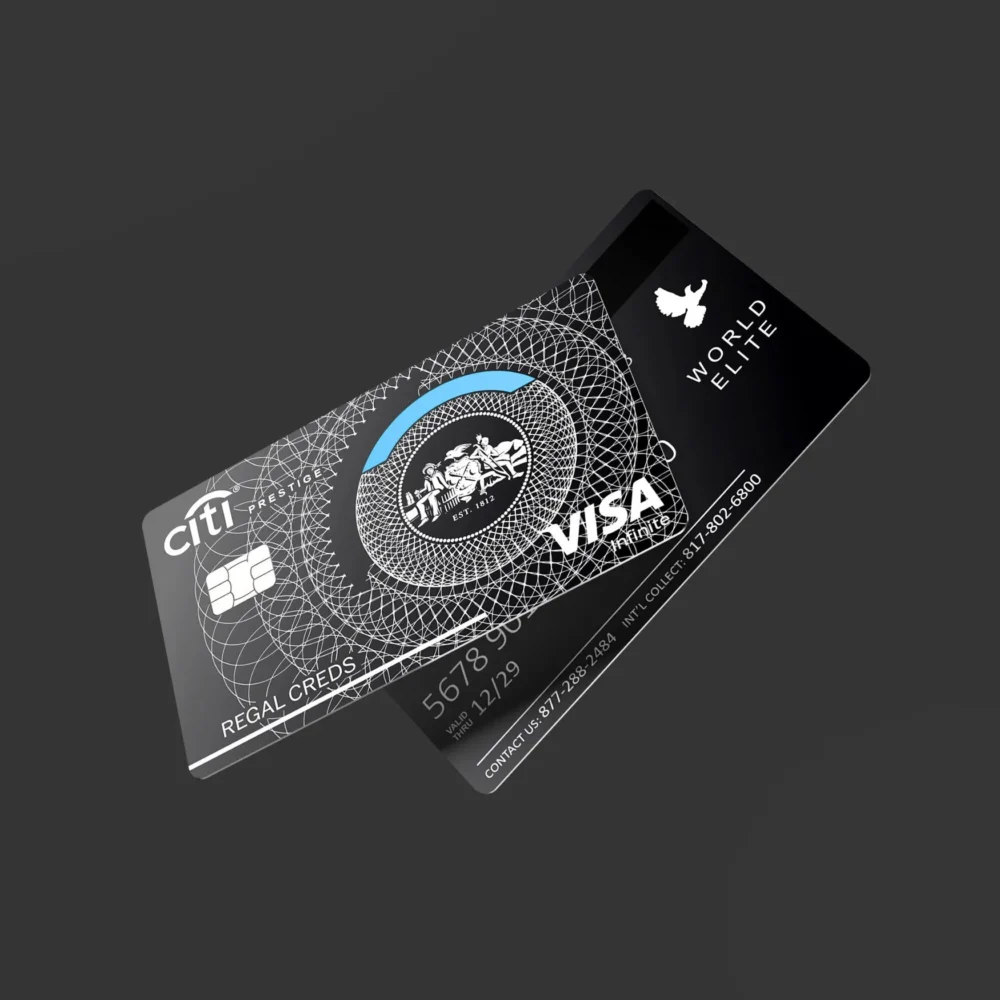 CitiBank Prestige Card - CUSTOM METAL CREDIT CARD