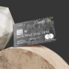 COUTTS SILK WORLD CARD - custom metal credit card